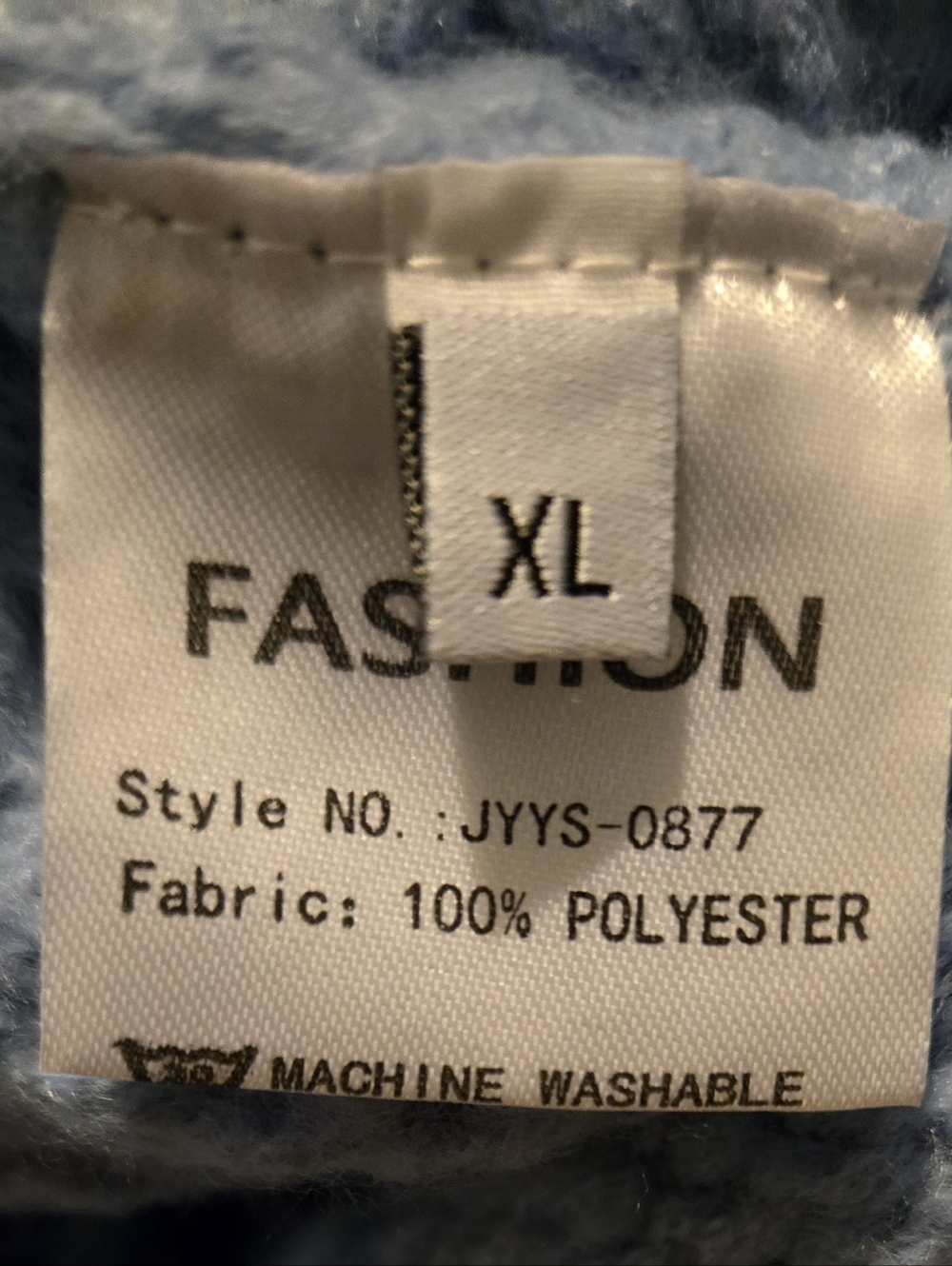 Light Blue Ribbed Knit Button-Front Vest - Picture 2 of 3